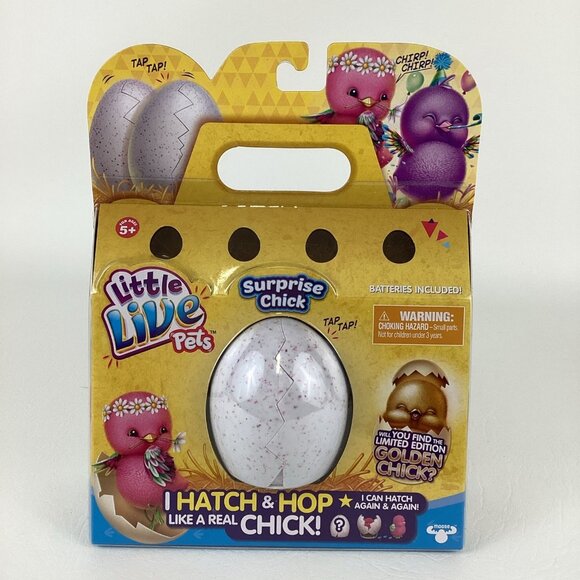 Little Live Pets Surprise Chick Interactive Electronic Pet Egg Hatch Toy Moose - Picture 1 of 6